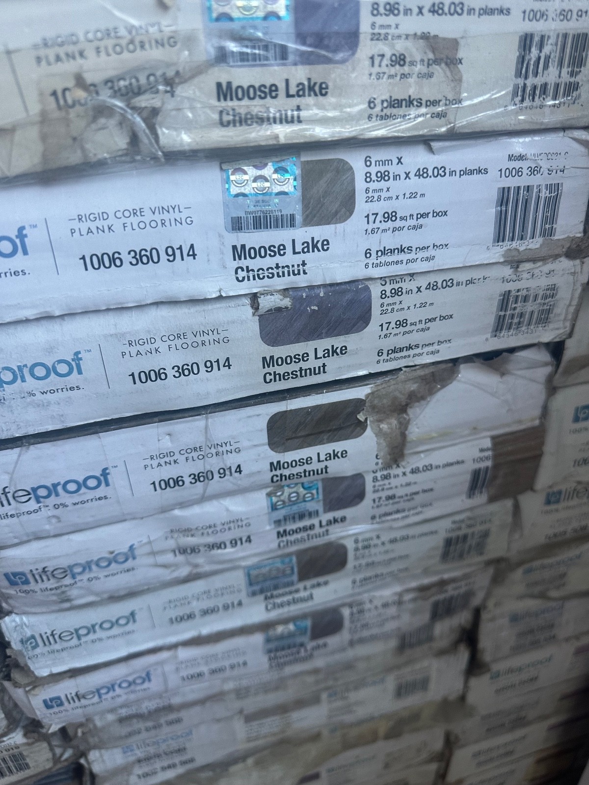 Lifeproof Plank Flooring Waterproof Luxury Vinyl Fresh Oak (20.1-sq-ft/case)