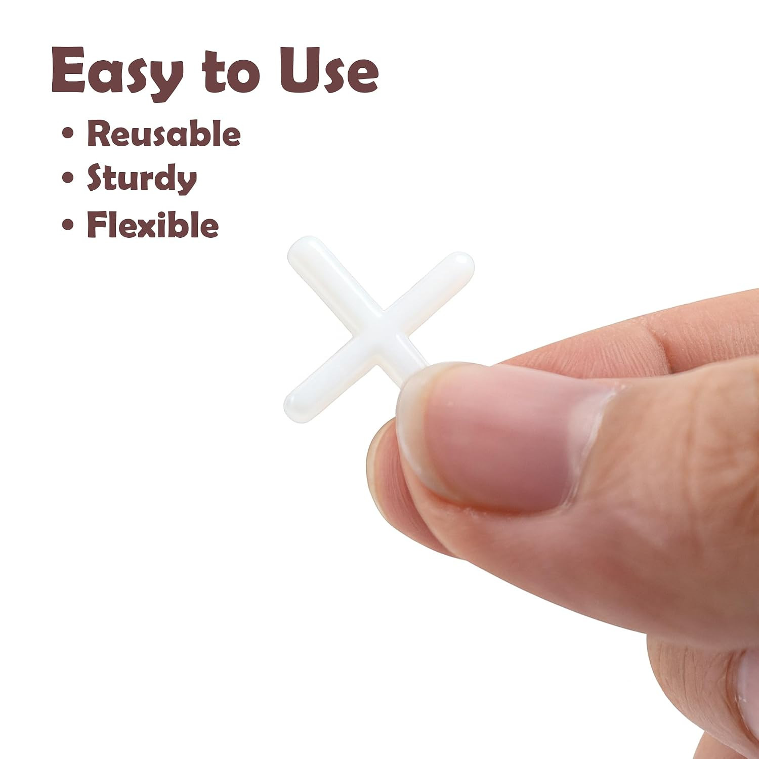 Plastic Tile Spacers 2mm Cross Shape Floor Wall Tiling Leveling Locator 300pc