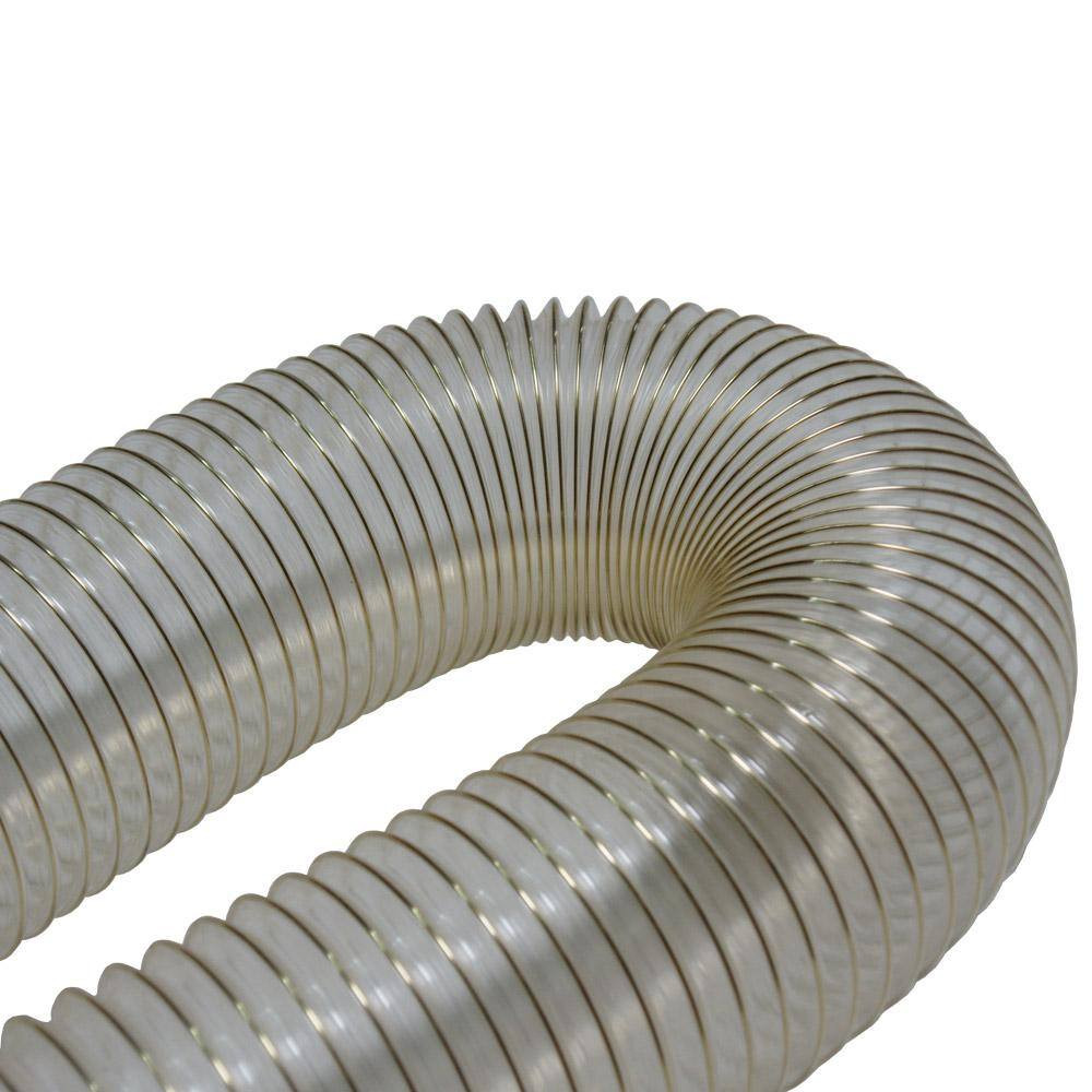1.75 In. D X 12 Ft. PVC Coil General Purpose Flexible Ducting in Clear