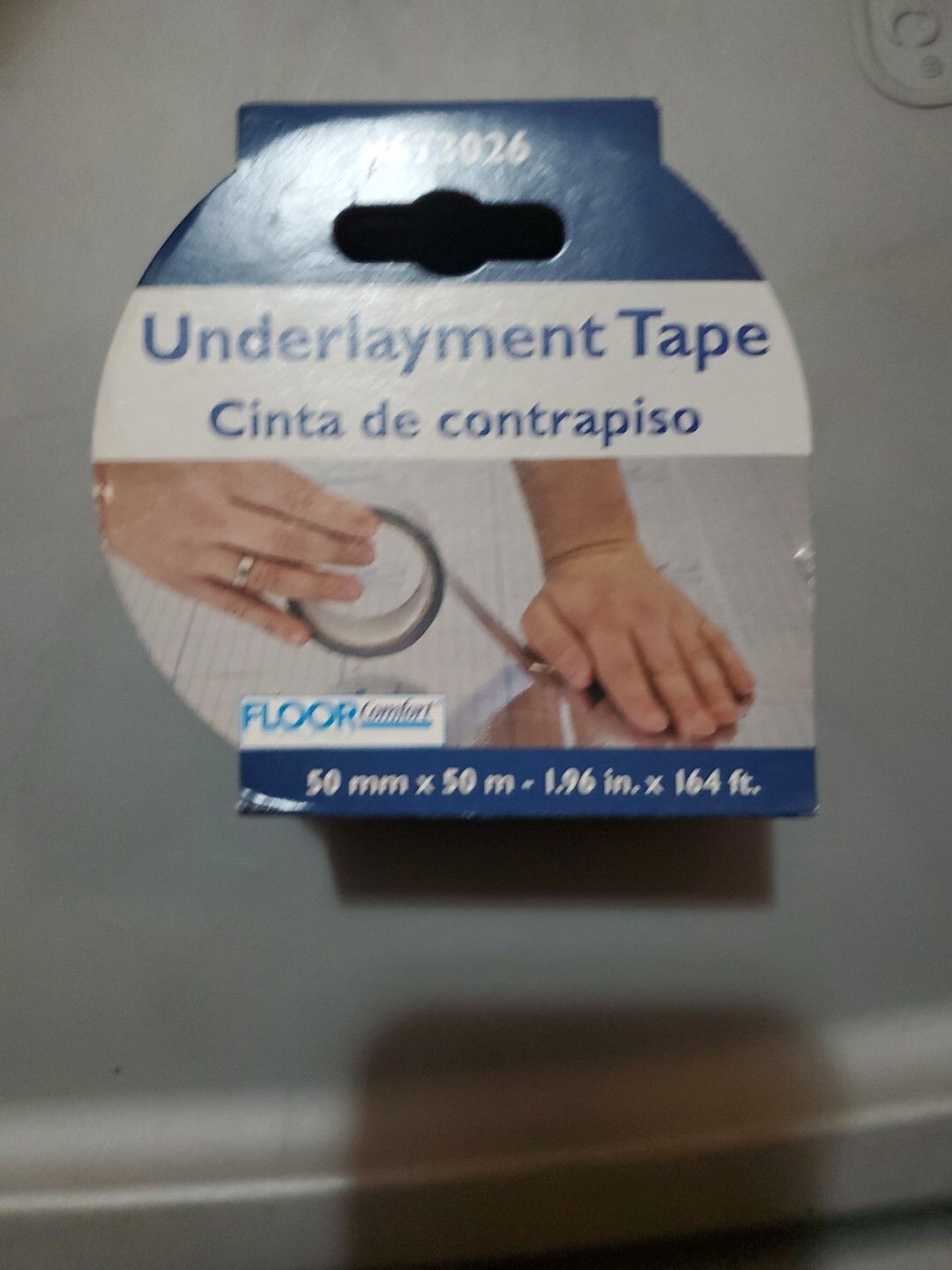 Floor Comfort 673026 Underlayment Tape, 50mm x 50m 1.96” x 164’ Laminate