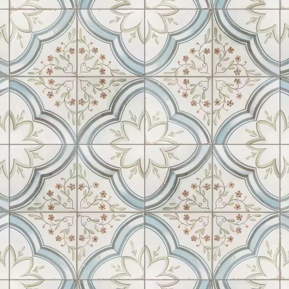 Kings Original Nijar 17-5/8 In. X 17-5/8 In. Ceramic Floor and Wall Tile (10.95