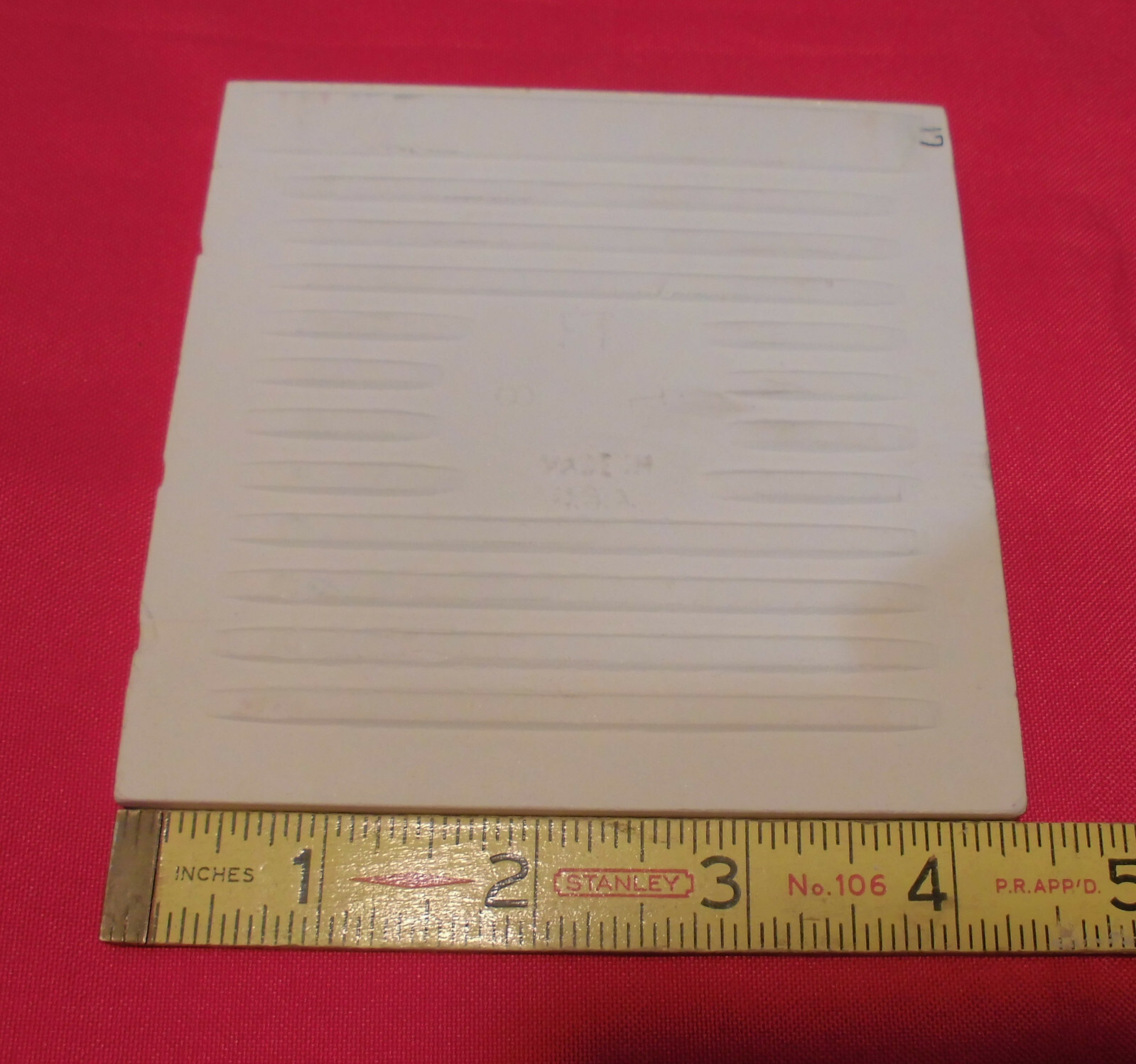 1 pc. *Buckwheat* Bullnose 4-3/8″ Glossy Ceramic Tile by Florida Tile Co. New