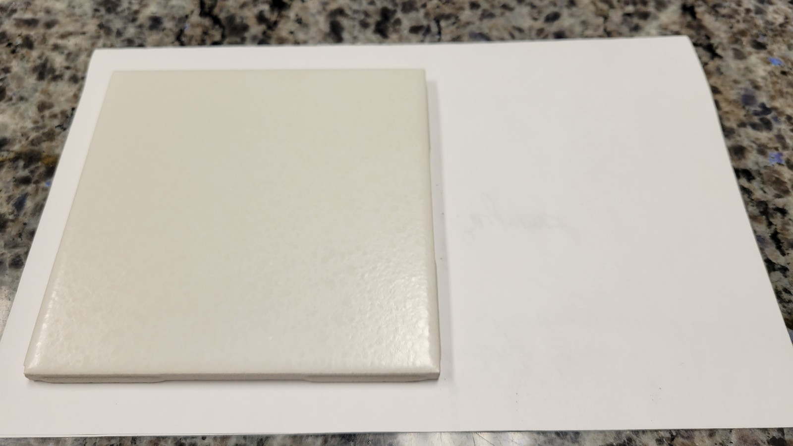 White Crystal Tone 4×4 in. (4 1/4 x 4 1/4) Flat Bath Tile Kitchen Shower #004