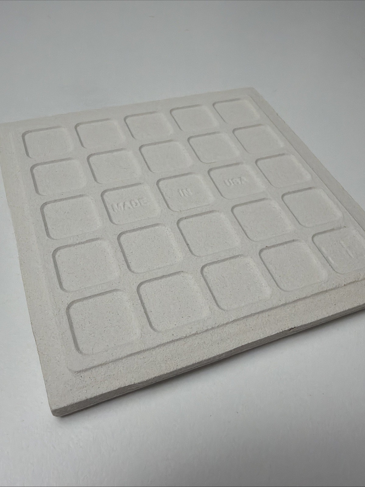 Vintage Tile Huntington Pacific Regal-Tile ICE WHITE MATTE NOS 4-1/4″ TM111R