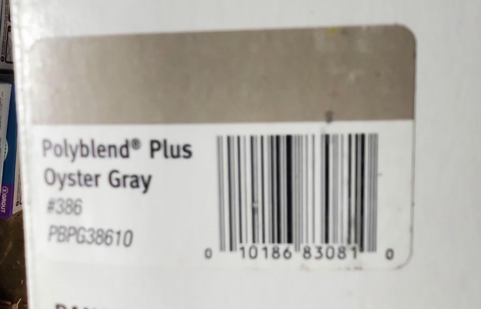 Polyblend Plus Un Sanded Grout 10# NEW 20 COLORS