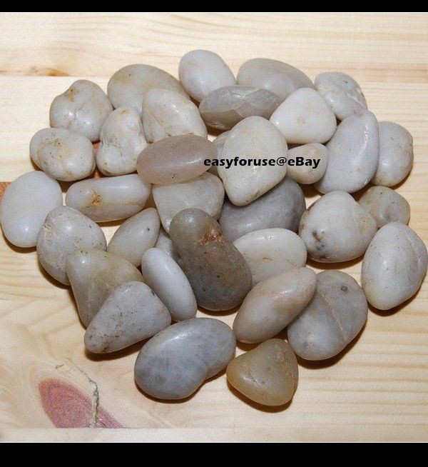 Decorative Natural River Light Color Pebble Garden & Landscaping Stone Aquarium