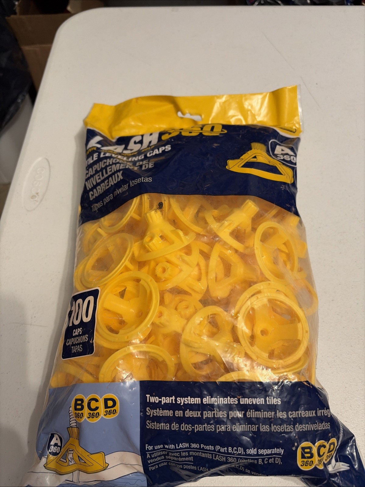 QEP LASH360 Tile Leveling Round Caps (100-Pack)