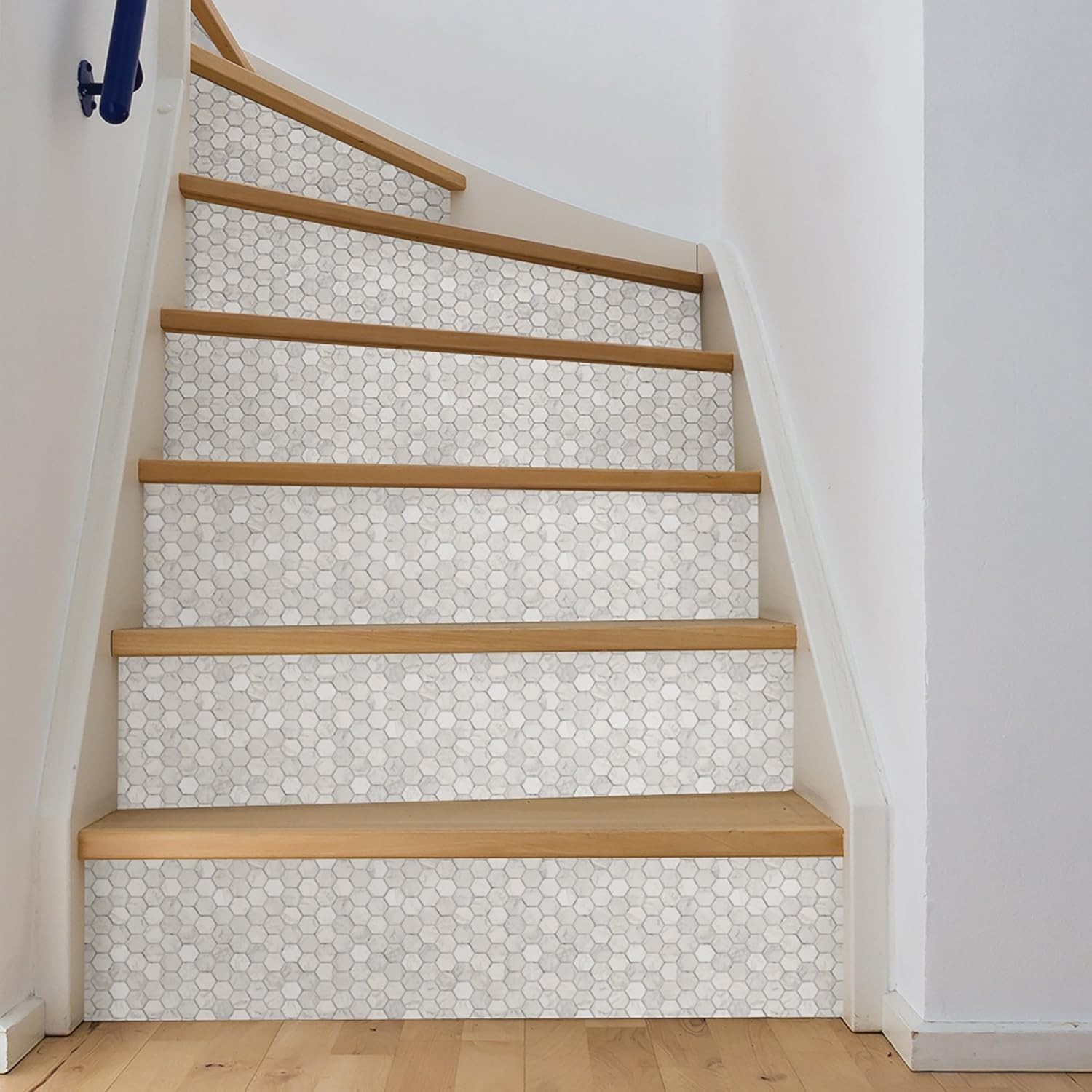 Gorgeous Marble-Look Hexagon Peel & Stick Tiles – Perfect for Kitchen Makeovers
