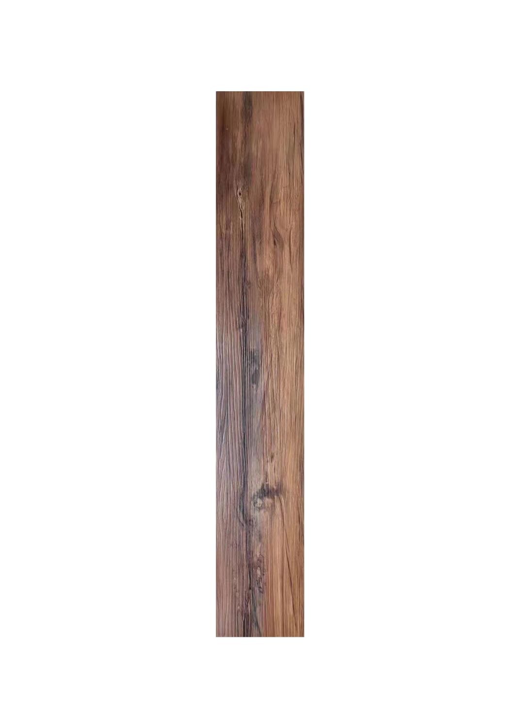 10 PCS Vinyl Peel Stick Floor Tile Wood Plank Hickory 36×6 Inch 1.2mm Thick