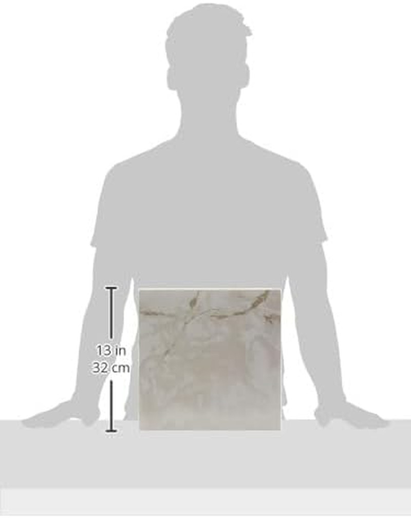 Nexus Self Adhesive 12-Inch Vinyl Floor Tiles, 20 Tiles – 12″ X 12″, Classic Whi