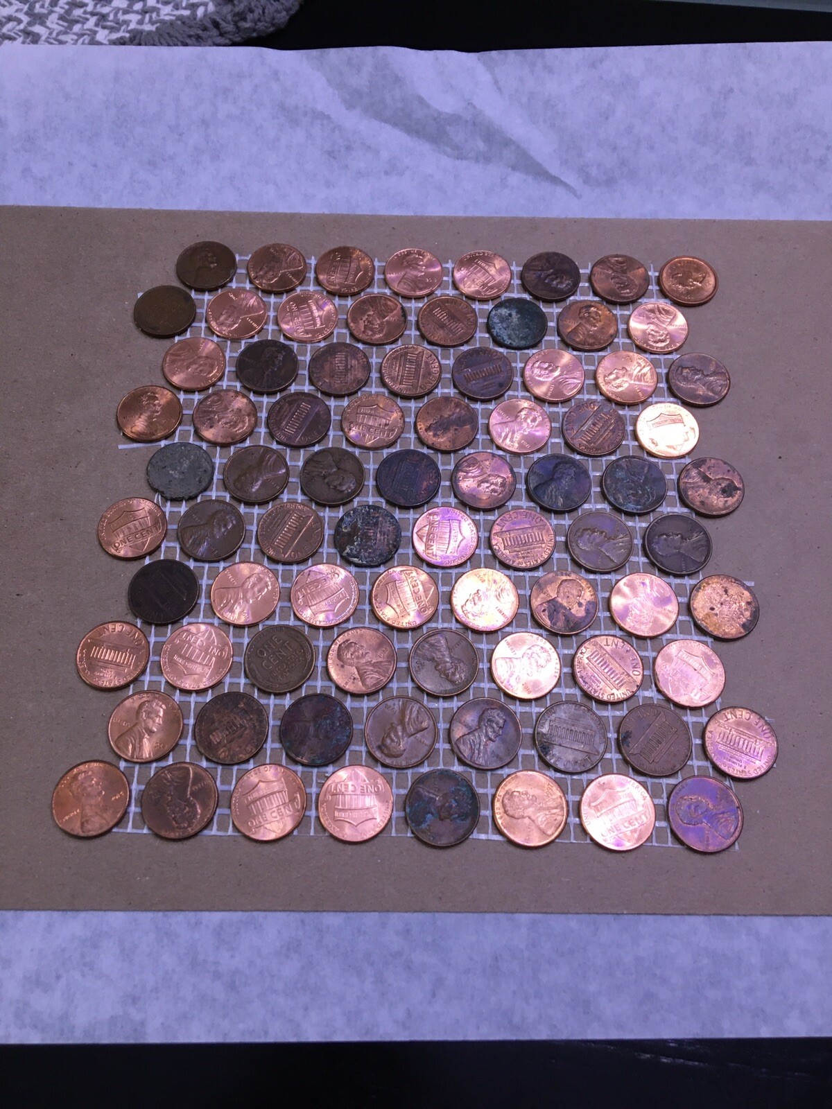 Penny Tile Template jig Real US currency Mosaic Pattern 7.25×7.25”