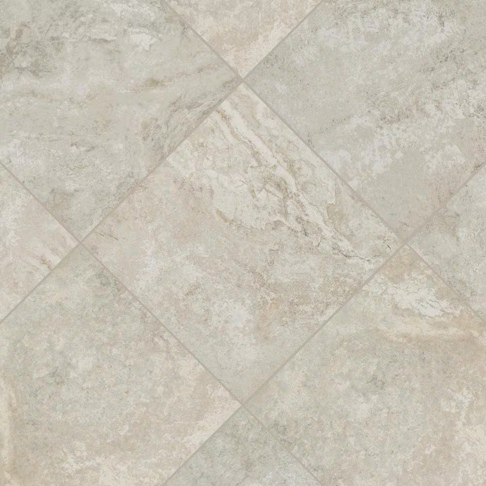 Trevi Silver 2 Cm. X 24 In. X 24 In. Matte Porcelain Paver Tile (8 Sq.Ft/Case)