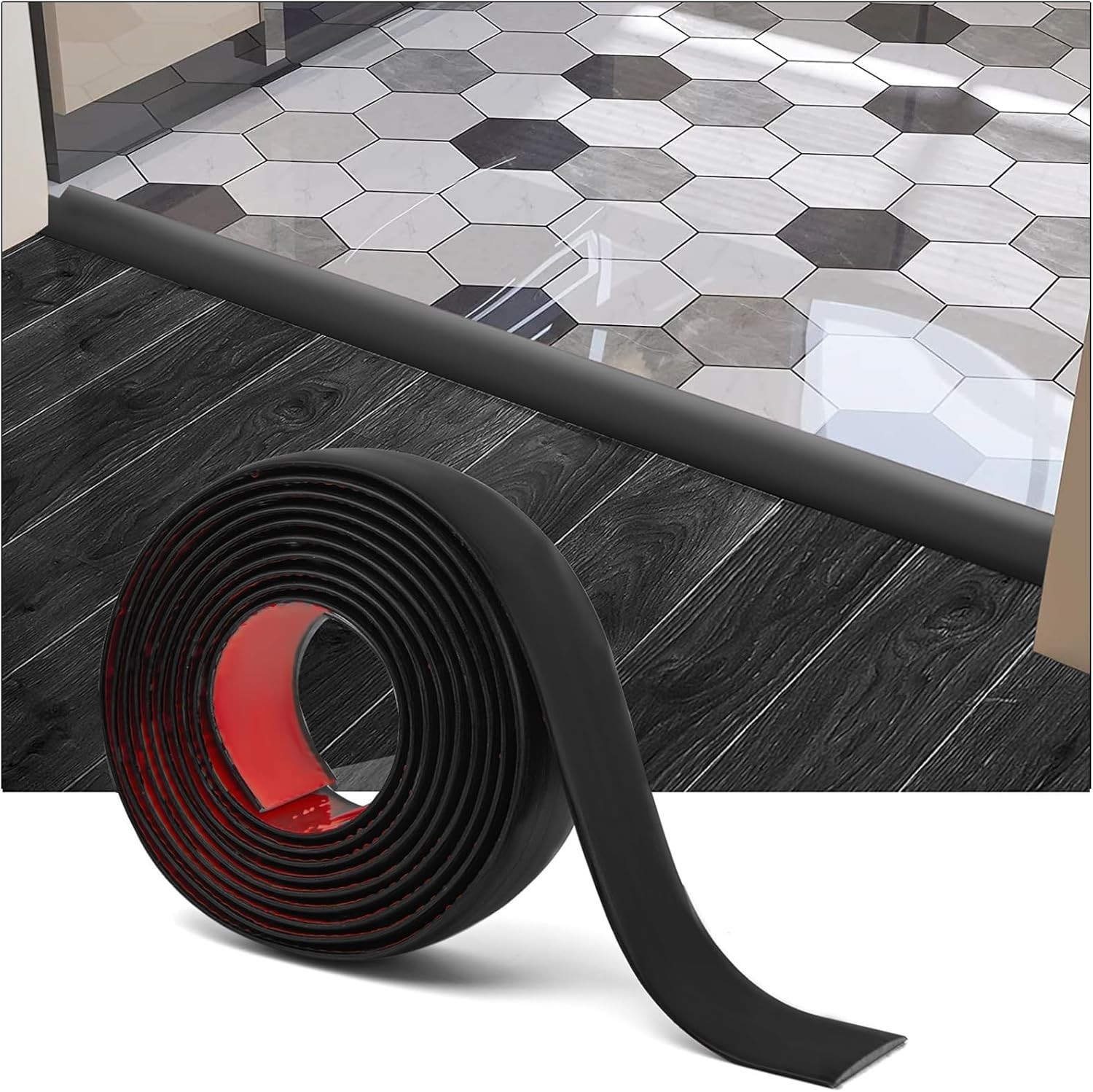 Durable 4FT Self-Adhesive Floor Transition Strip – Easy Installation & Clean