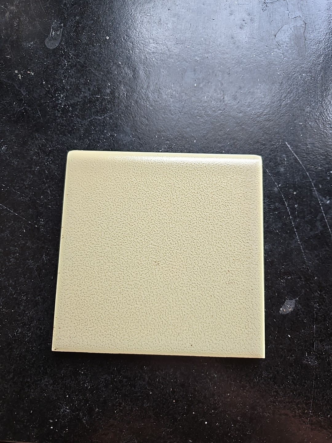 Vtg Crystalline Sage 4 1/4″ Self Spacing Flat Bullnose NOS Tile American Olean