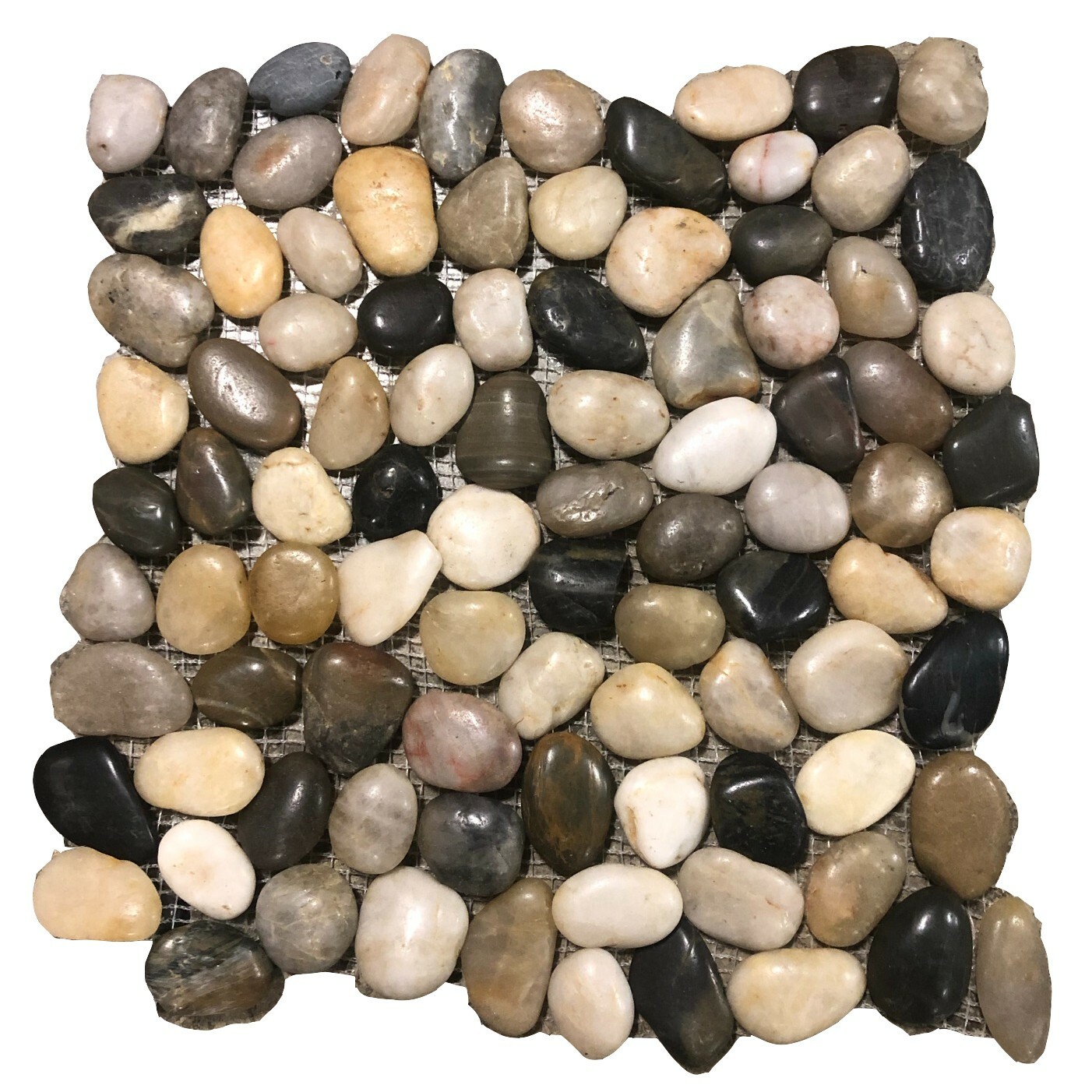 12×12 Tile Mixed Colors Pebble Shower Remodel Stone BOX OF 5 T-14