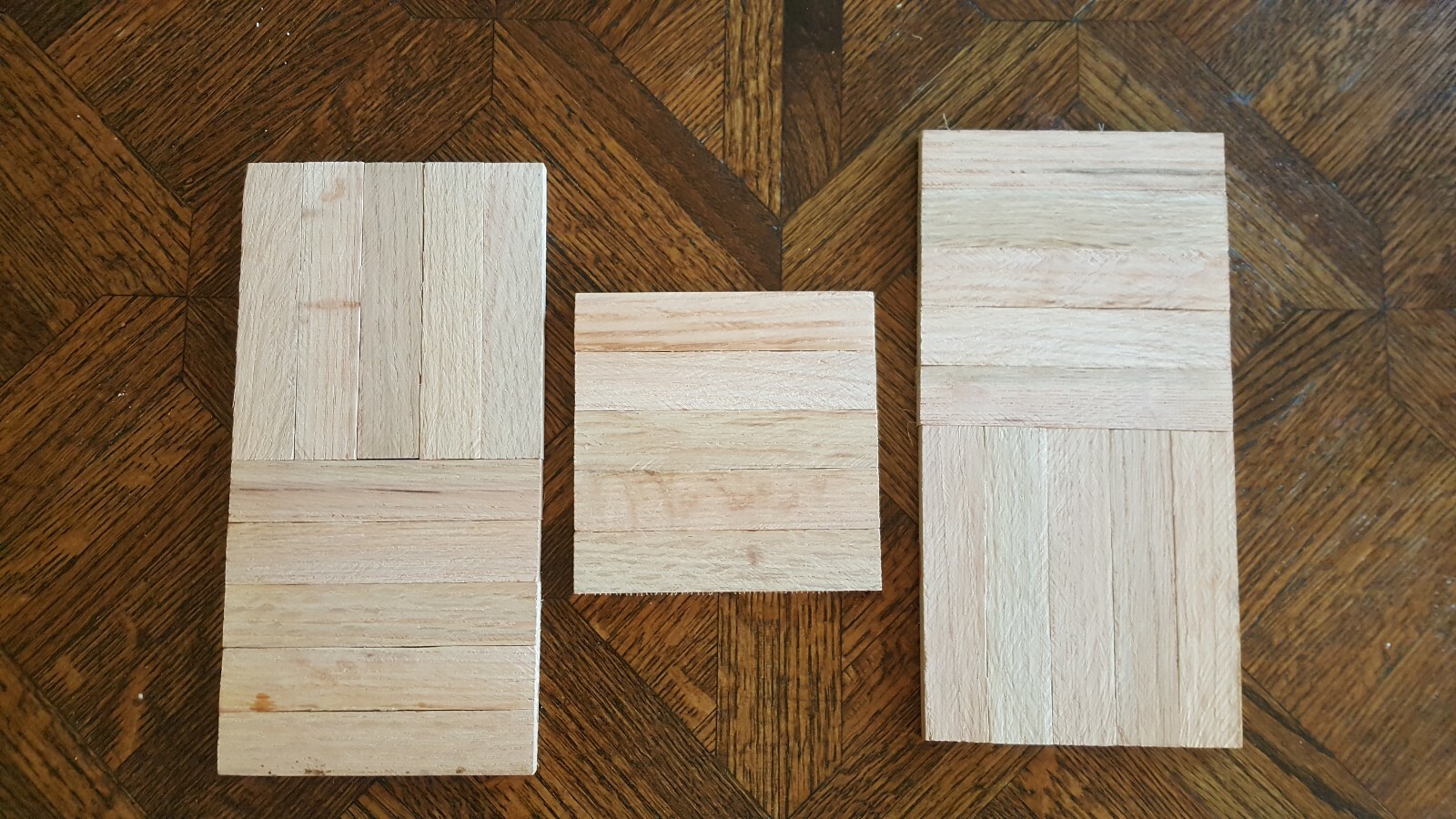 MICRO SAIC Mosaic Parquet hardwood Flooring – Unfinished Red Oak