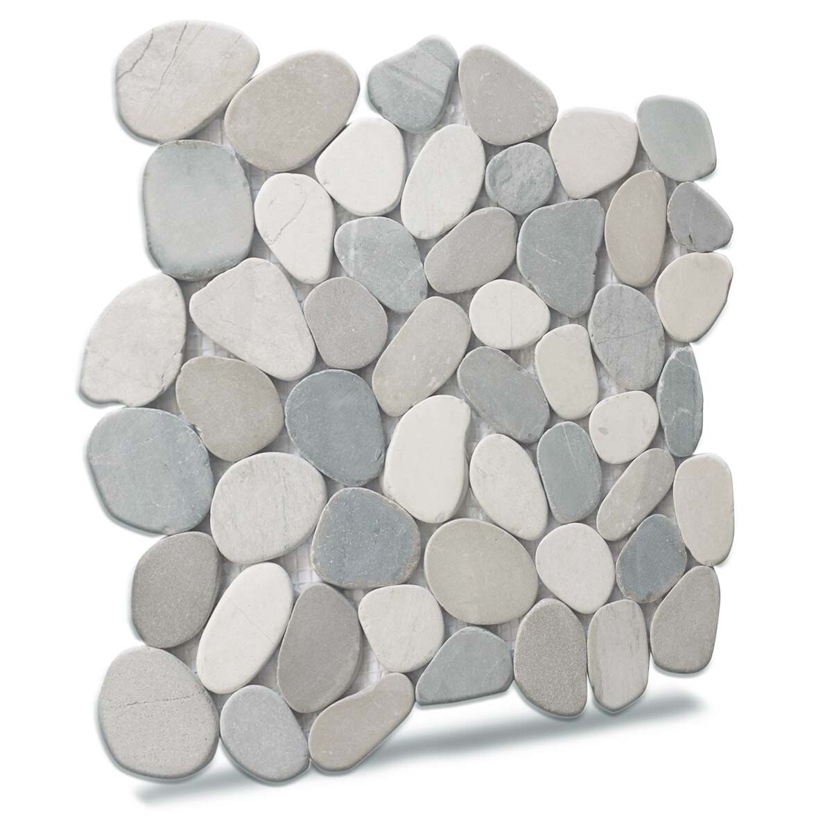Mix Blend Sliced Pebble Mosaic Wall & Floor Tile ($10.16/SqFt)