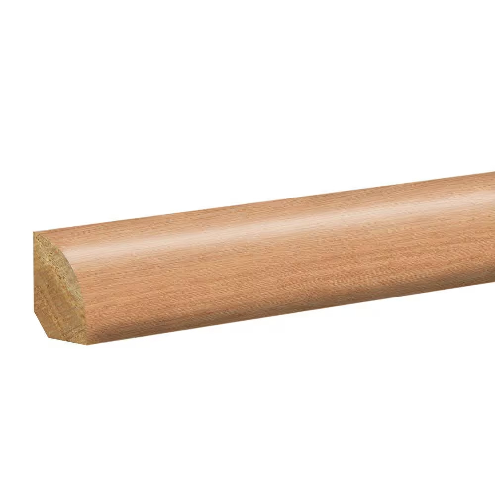 Croissant 0.62 In. T X 0.75 In. W X 94.5 In. L Textured Wood Look Laminate Mould