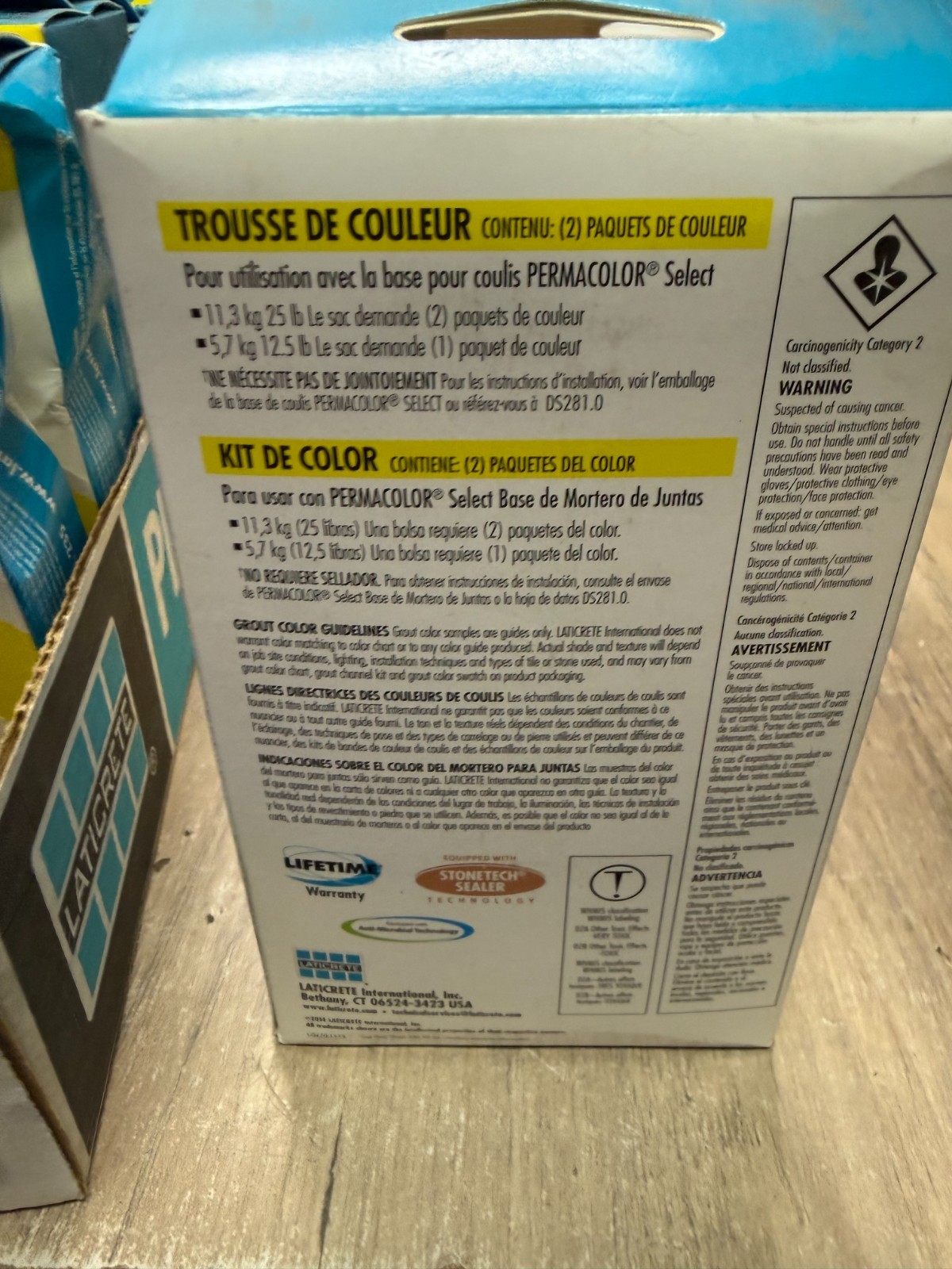 CASE OF 10 (2-Pk) Laticrete PermaColor Grout Color Kit 2638 RIVER ROCK NEW