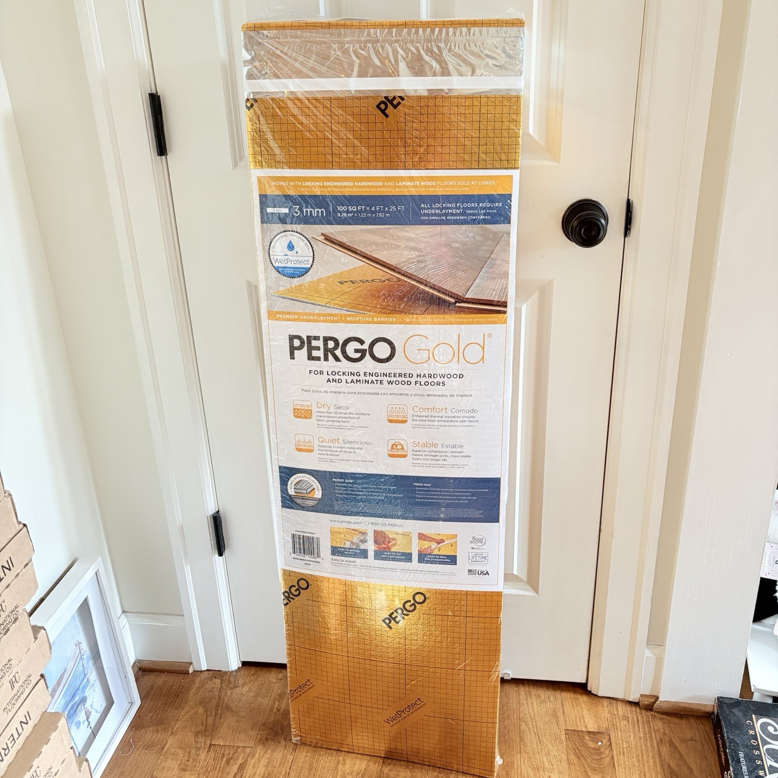 Pergo GOLD 25-ft x 4-ft EZ Install Premium Underlayment+Moisture Barrier 100sqft