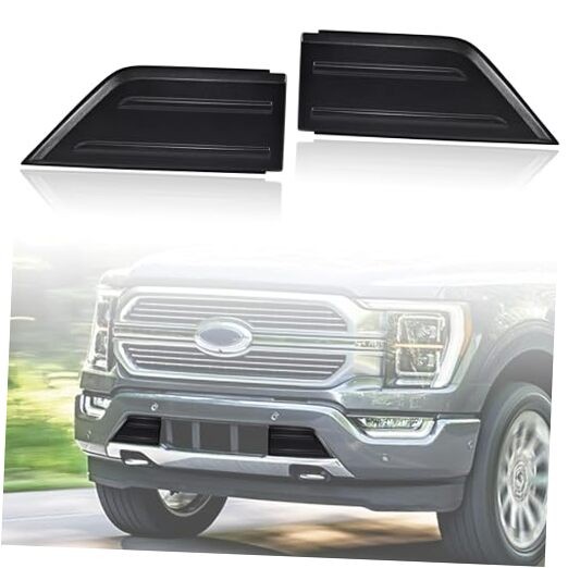 Front Bumper Guards Pads for 2021-2023 Ford F-150, Black Bumper Anti-Scratch