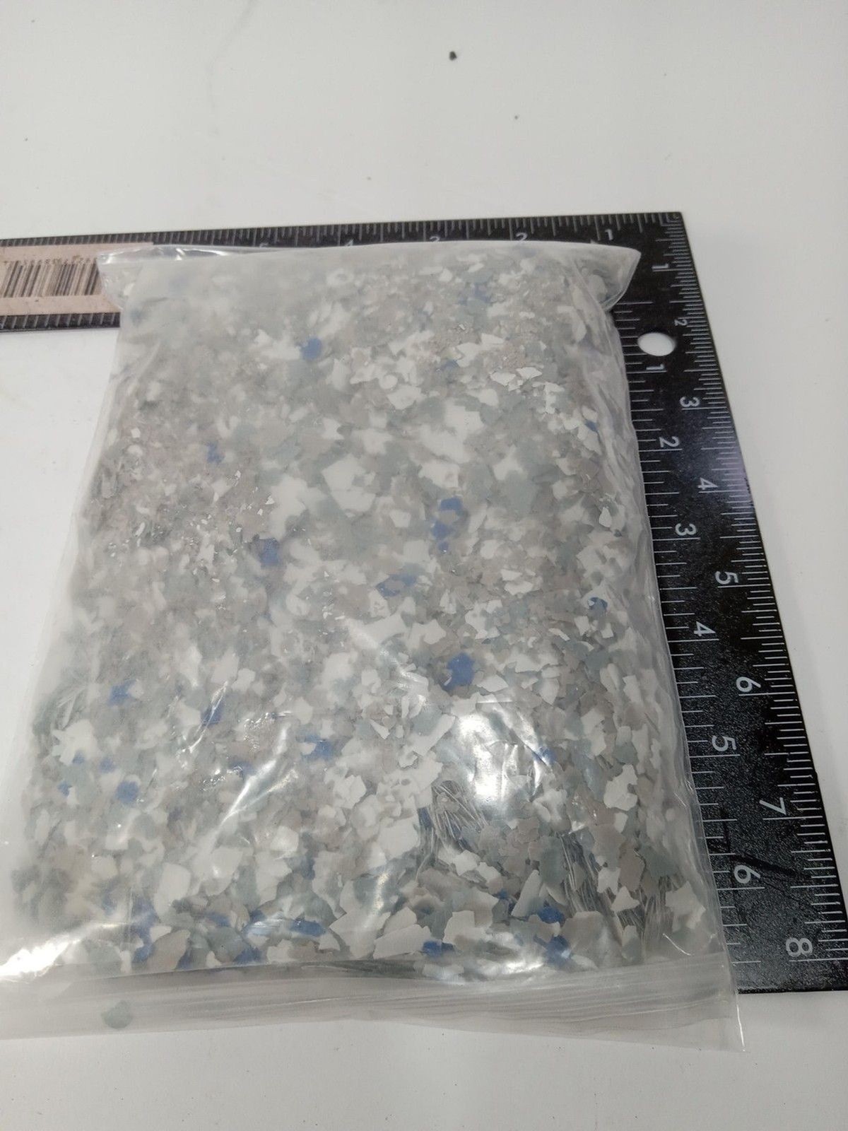 Demissle Decorative Color Chips Flakes 350g Blue Gray White Epoxy Floor Garage