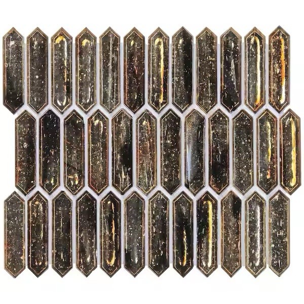 Ivy Hill Tile Fargin Golden Crust Elongated Hexagon 12 in. x 10 in. x 7mm