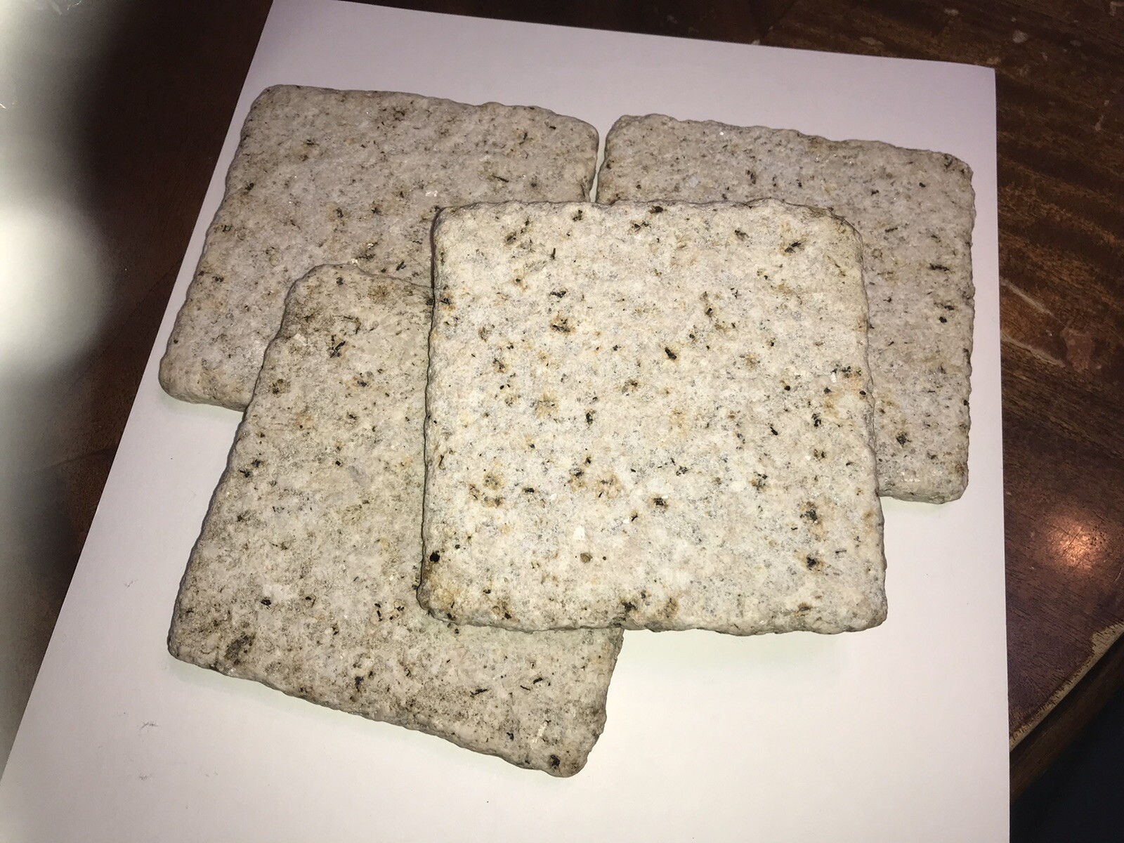 4”x4” Granite tile Tumbled 10x You Get 10 Items￼