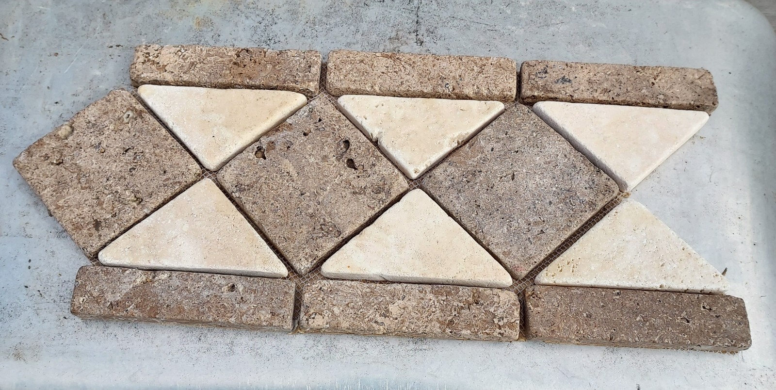 Accent Tile Decorative Border Mosaic 6″x12″x3/8″(10Pieces)Shower/backsplash