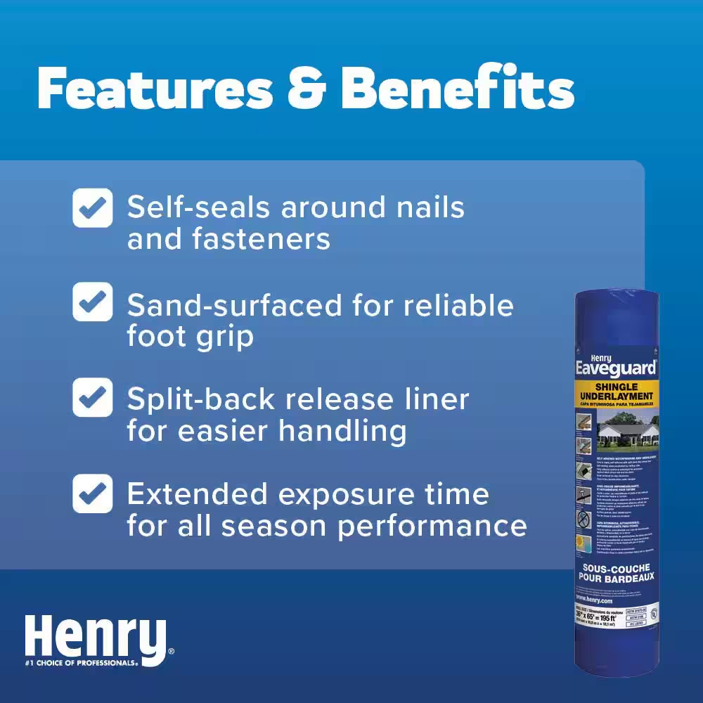 Eaveguard Shingle Underlayment Roll 195 Sq. Ft.