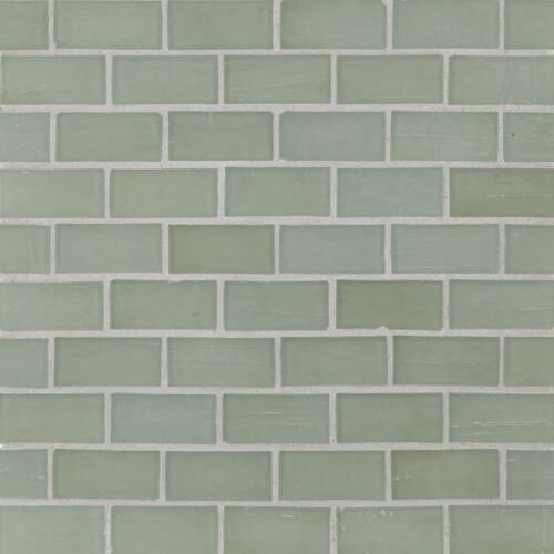 NEW Lunada Bay Mizumi 1″x2″ Mosaic Sea Blue Silk 1 BOX:5.00 SQFT