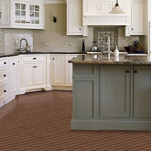 20 Medium Oak Plank Look Peel and Stick Vinyl Floor Tiles for Home Decor