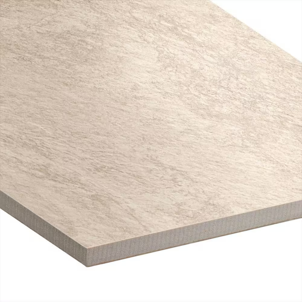 Porcelain Paver 24×24 Stone Look Outdoor Alpe White Slip Resistant Strong UV