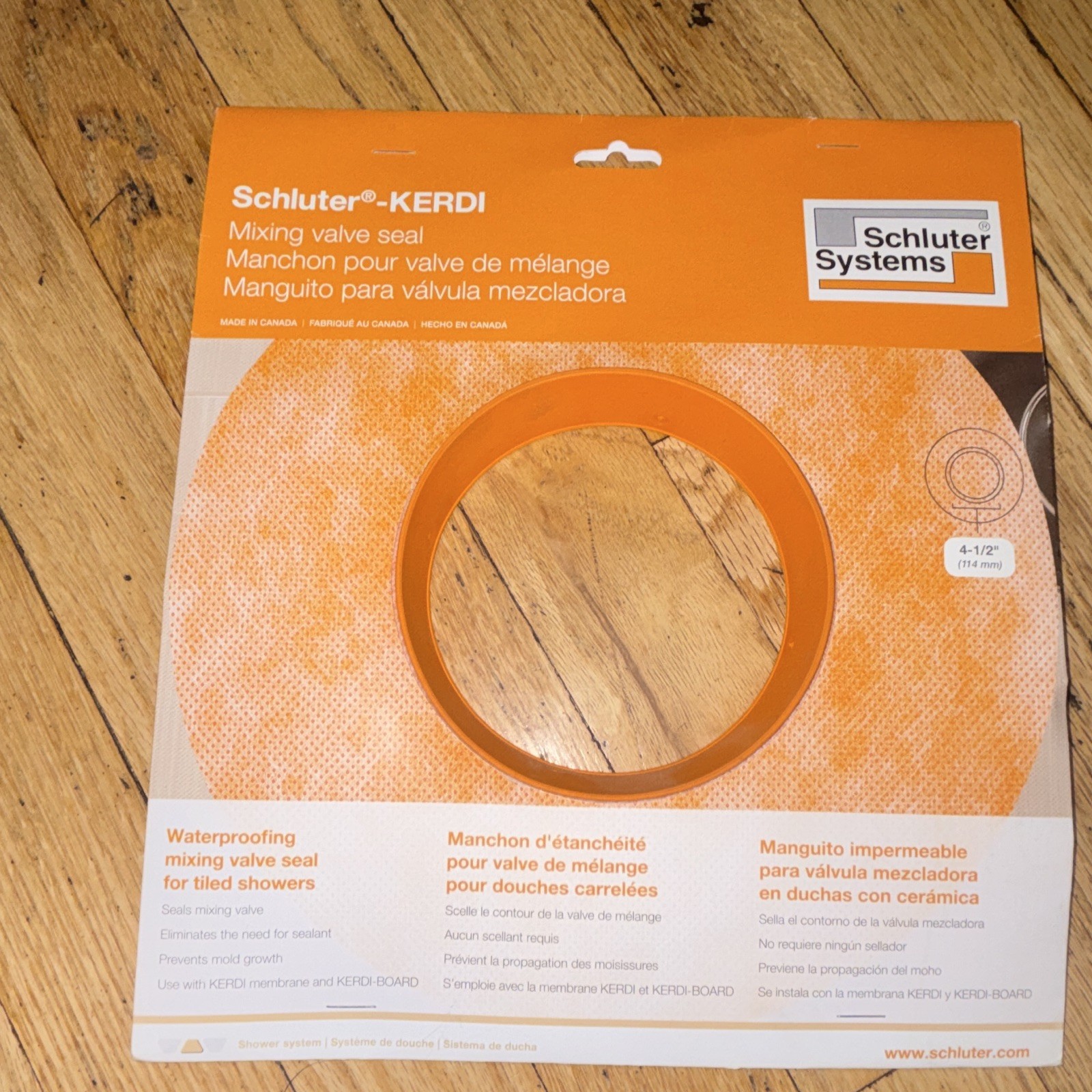 Schluter Systems KERDI Waterproofing Strip Orange 5in x 33ft KEBA100/125/10M