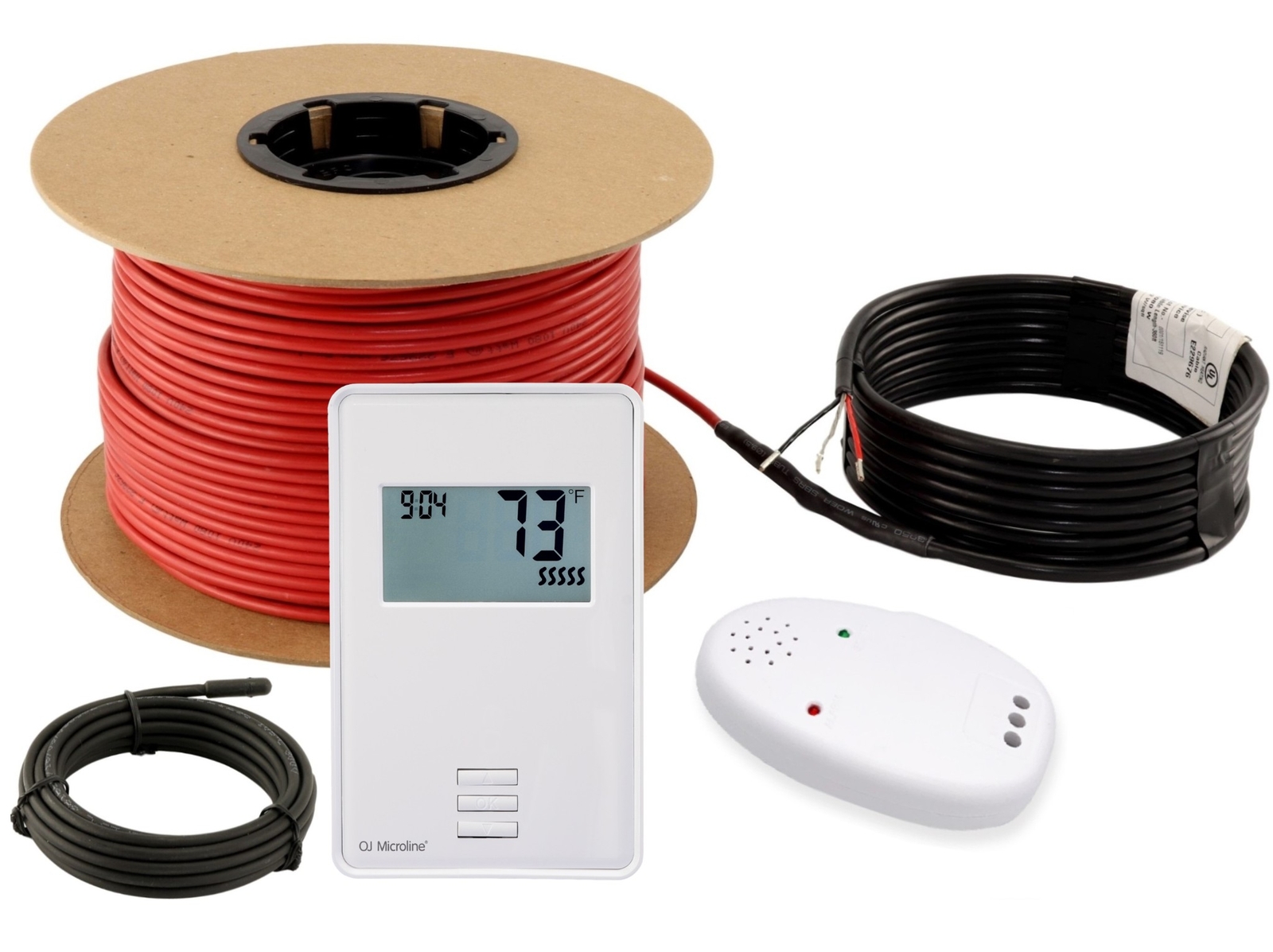 LuxHeat Cable Kit 120v (10-150sqft) Electric Radiant Floor Heating System Tile +
