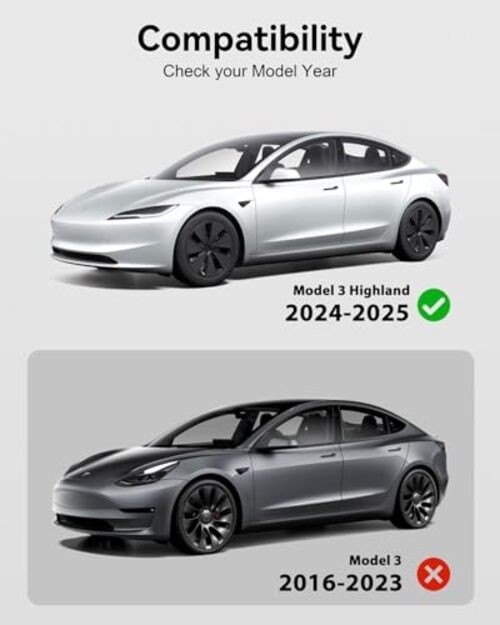 Non-Sagging Model 3 Sunshade Roof with Advanced Nano-Ice Model 3 (2024-2025)