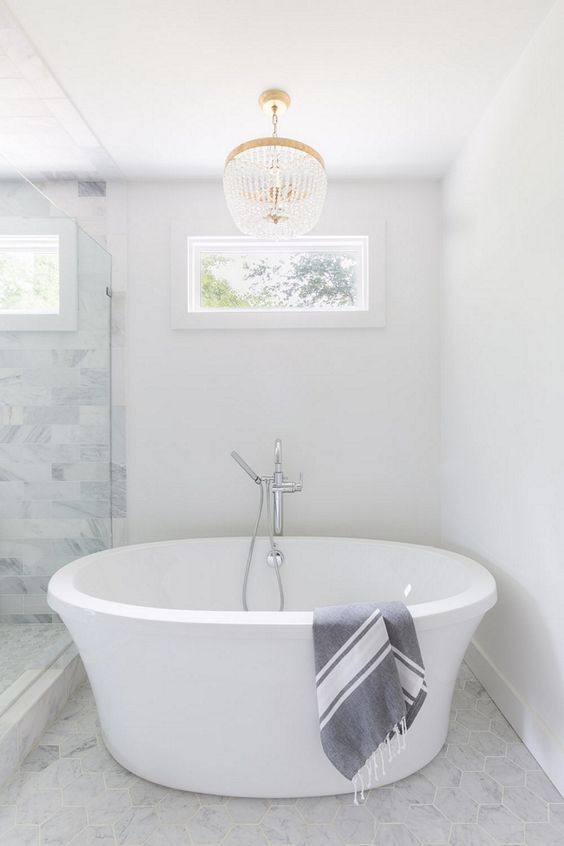 C36H 6″ Hexagon Honed Carrara White Marble Venato Carrera Bianco Tile