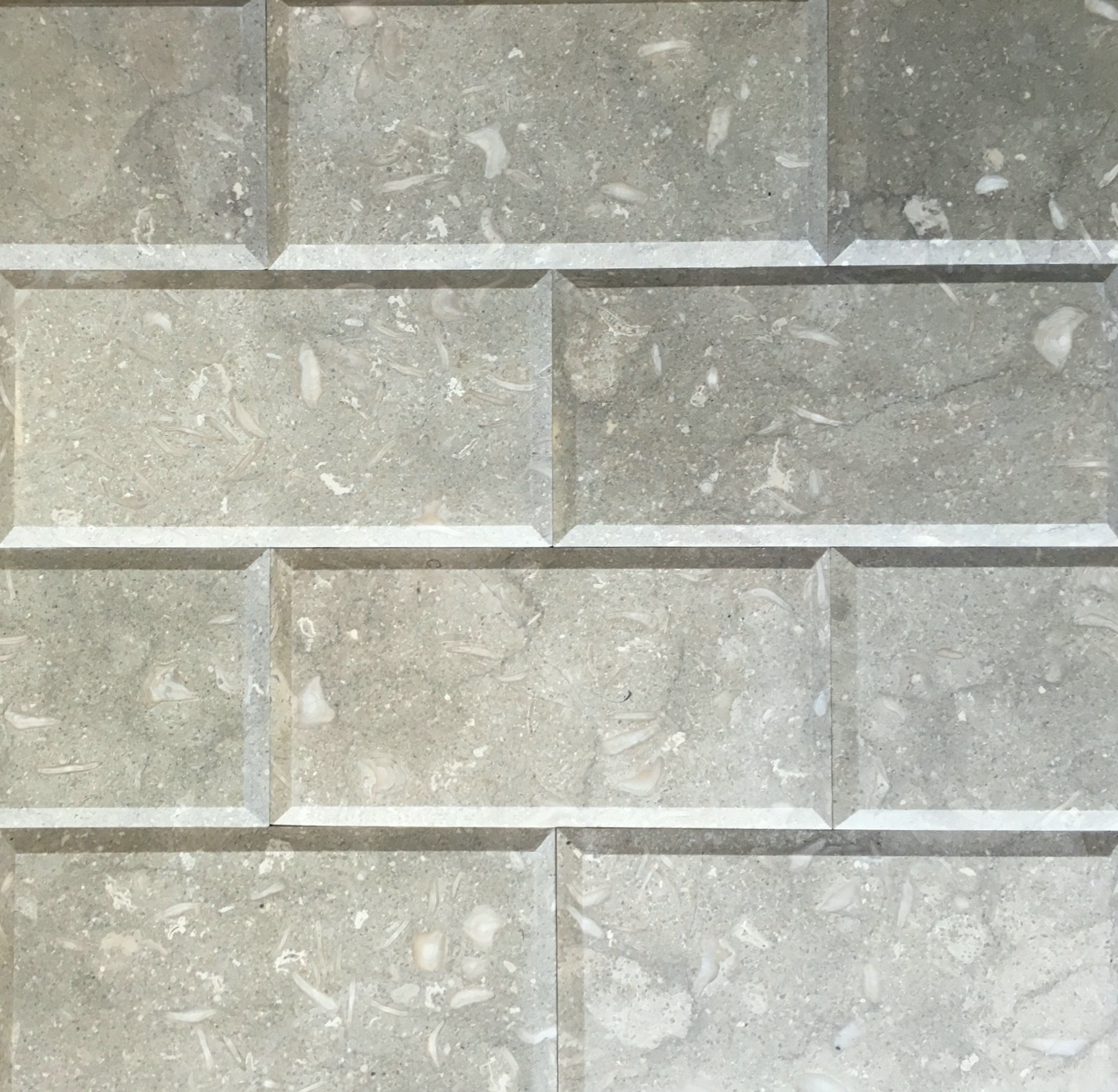 6×12 Seagrass Limestone Polished and Beveled Backsplash Wall Tile Kitchen 1SF