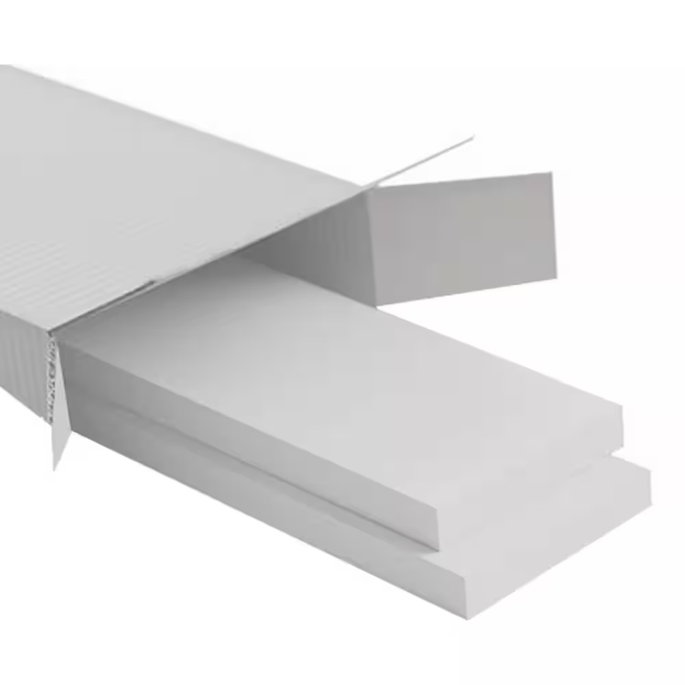 5/8 In. X 96 In. X 3-1/2 In. Expanded Cellular PVC Classic Wainscot Moulding Sys