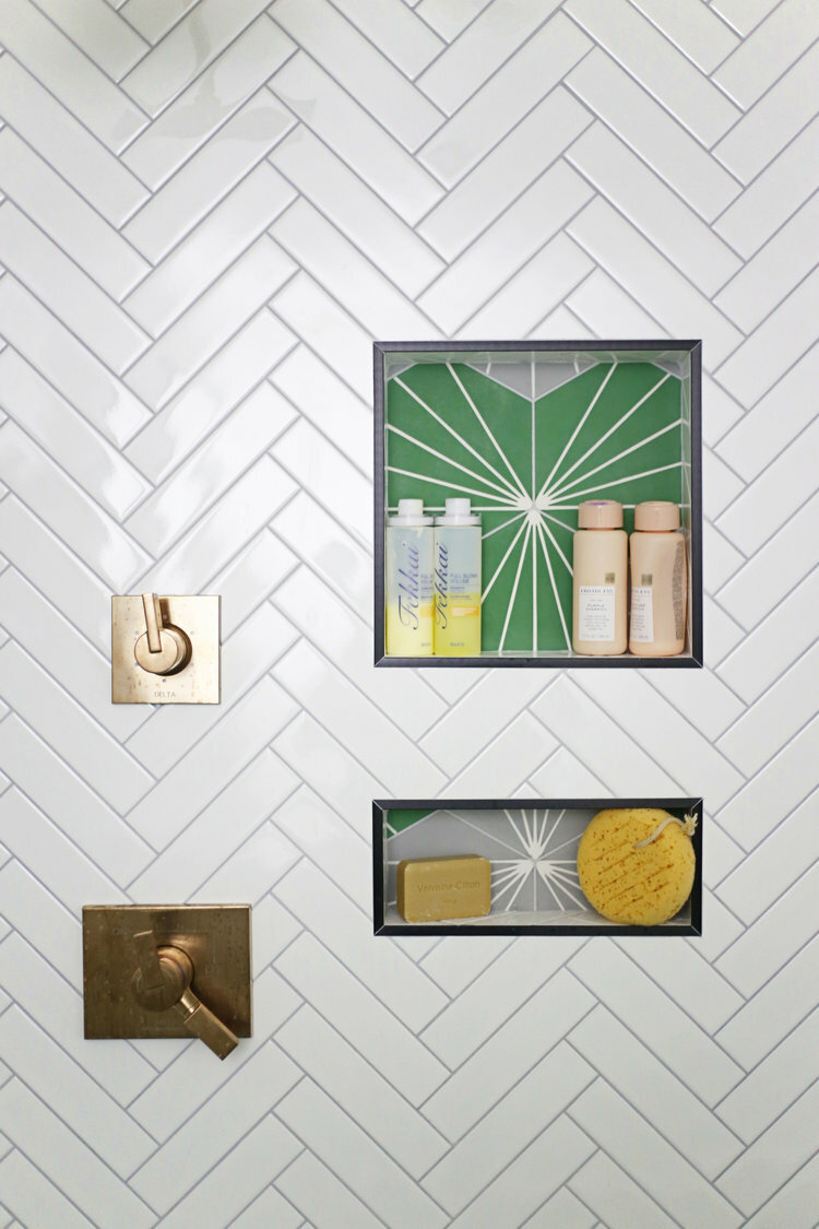Ready to Tile Niches by Duk Liner – Recess Waterproof Shelf Shampoo Soap Shower