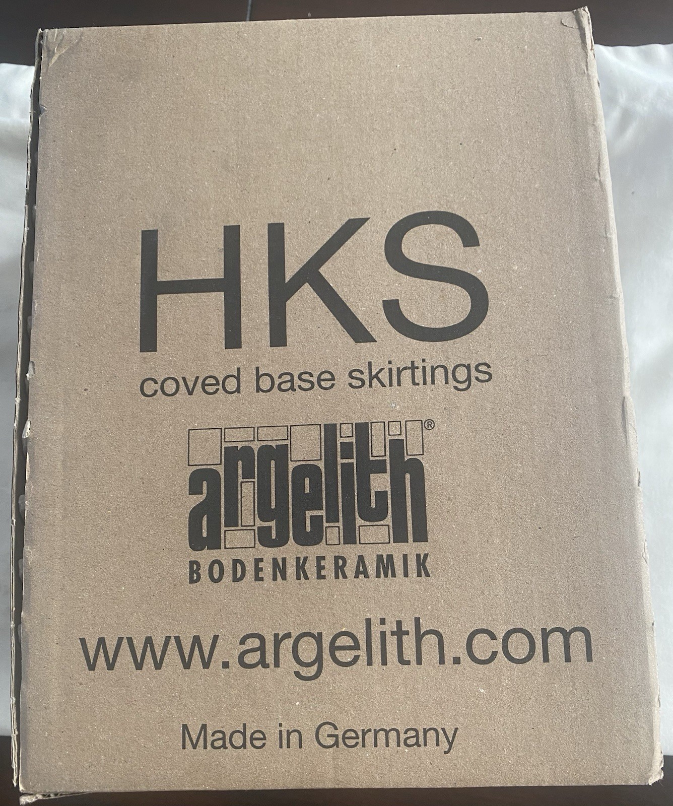 Argelith HKS Industrial Ceramic Tiles (Box Of 25) Base Skirtings Made In Germany