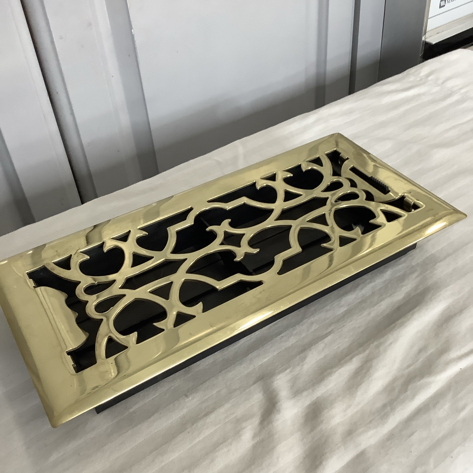 Brass Elegans Decorative Floor Registrar 5.5” x 11.5” Polished Brass Floor