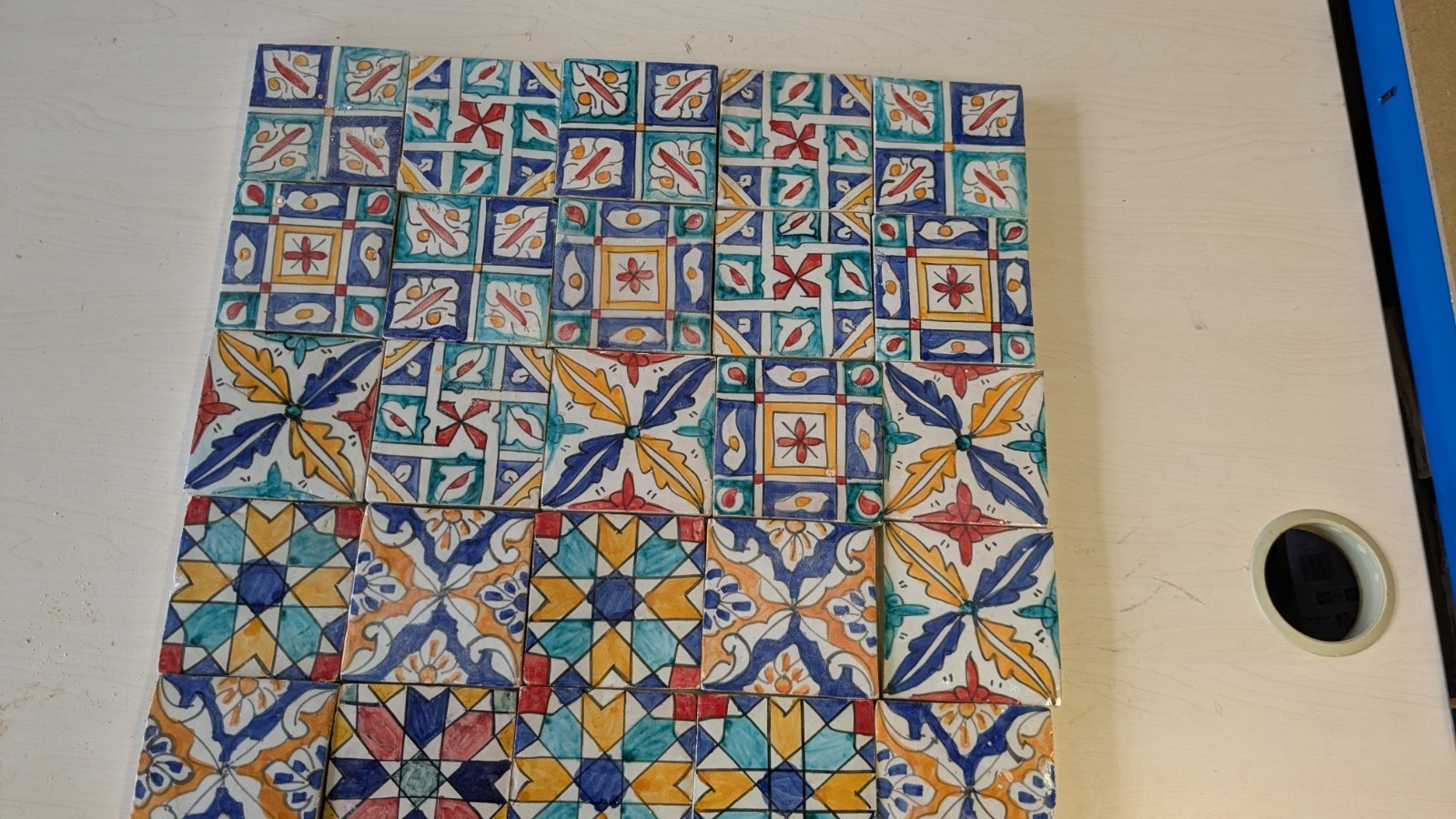 25x Moroccan Zellige Mosaic Tiles Rrp225 50x50cm2 End of Line