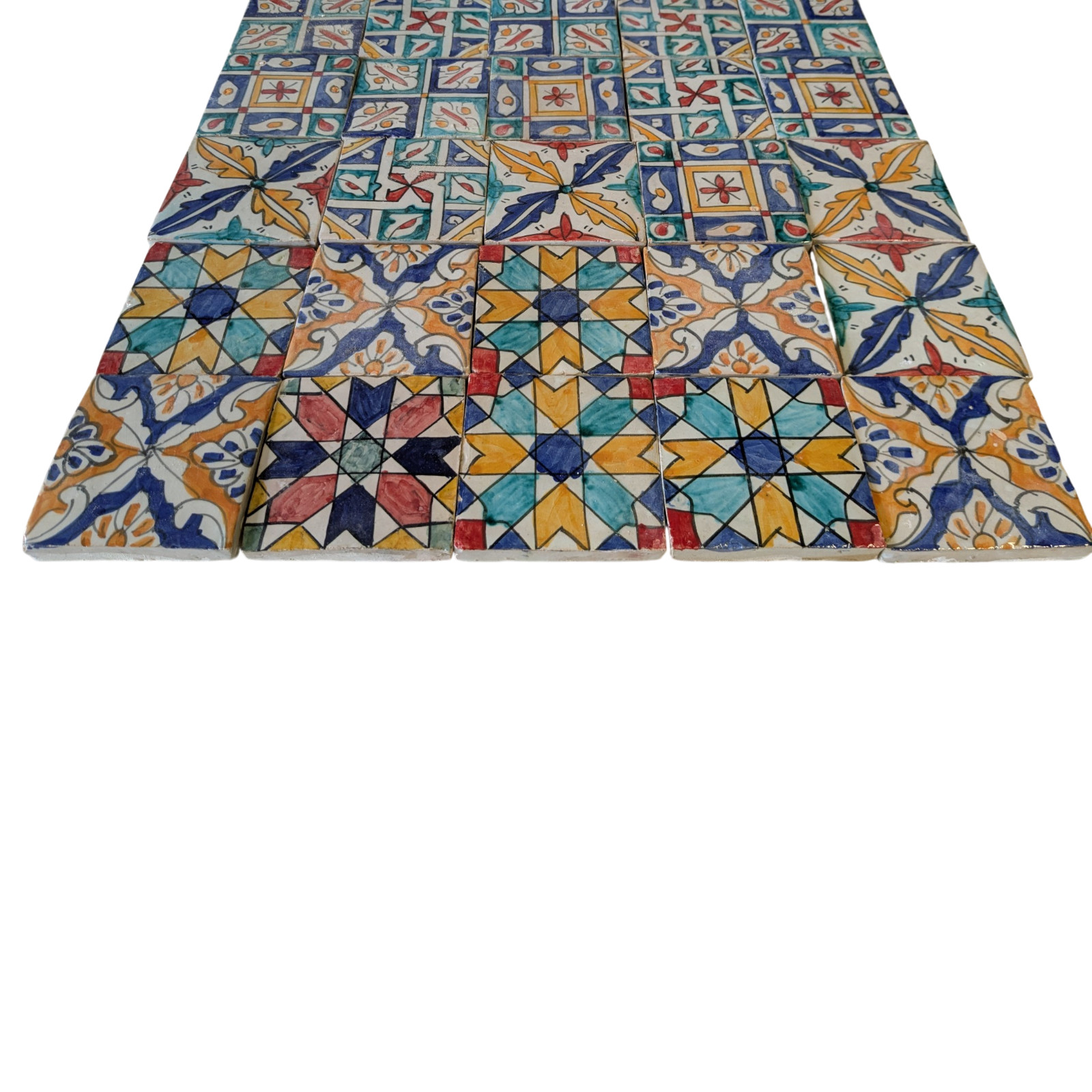 25x Moroccan Zellige Mosaic Tiles Rrp225 50x50cm2 End of Line