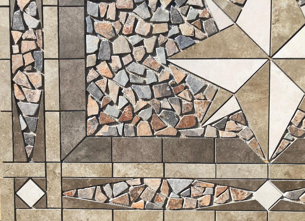 58 1/4″ x 36″ Tile Medallion Deco – Daltile Affinity tile series