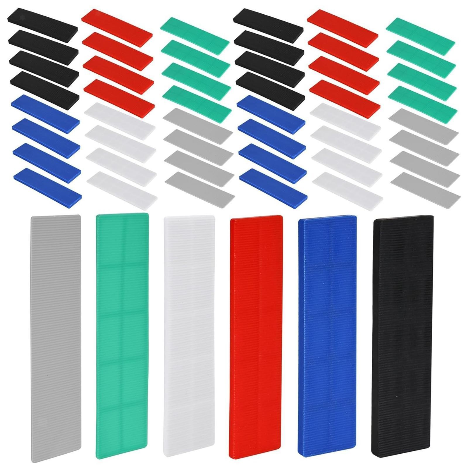 180Pcs Plastic Flat Leveling Shims for Washing Machine Home Improvement Desk