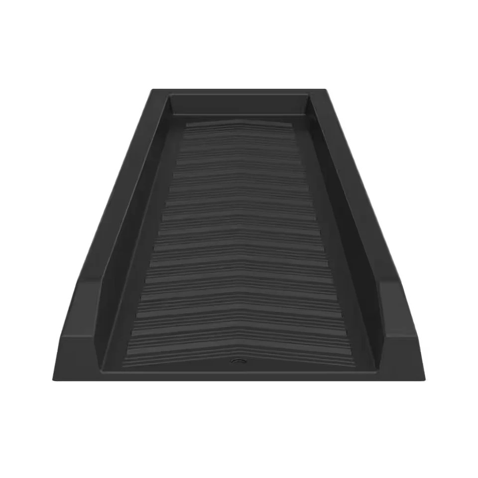 24 In. Black Vinyl Splash Block