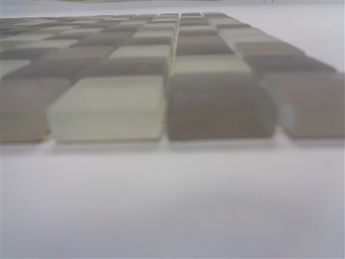 MATT EARTH GLASS TILE 11 5/8″ X 11 5/8″ LOT OF ( 12 )