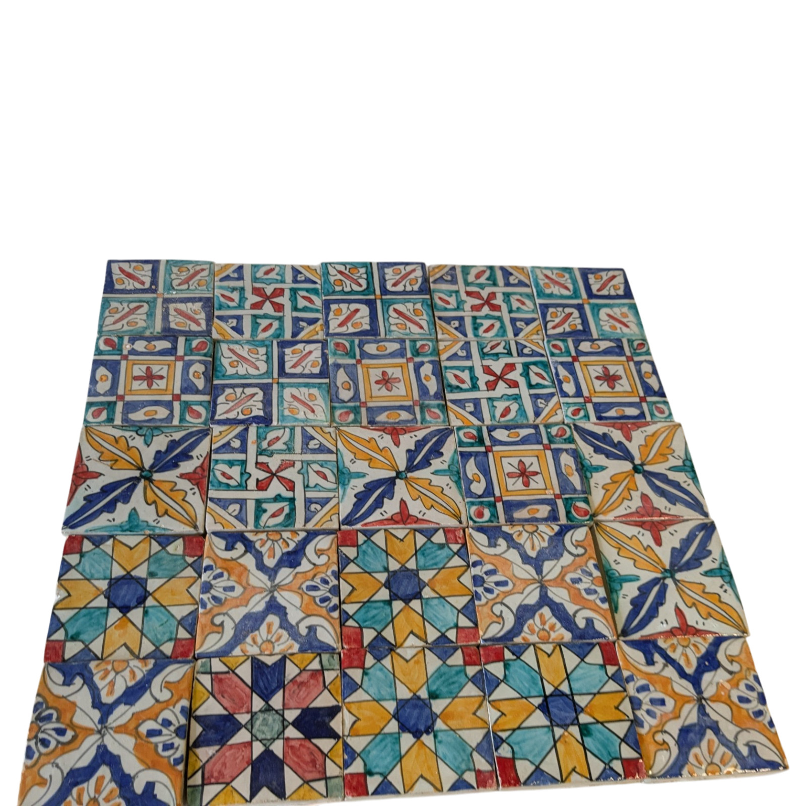 25x Moroccan Zellige Mosaic Tiles Rrp225 50x50cm2 End of Line