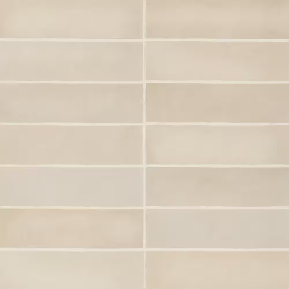 Makoto 2.5 In. X 10 In. Matte Tatami Beige Ceramic Wall Subway Tile (5.38 Sq. Ft